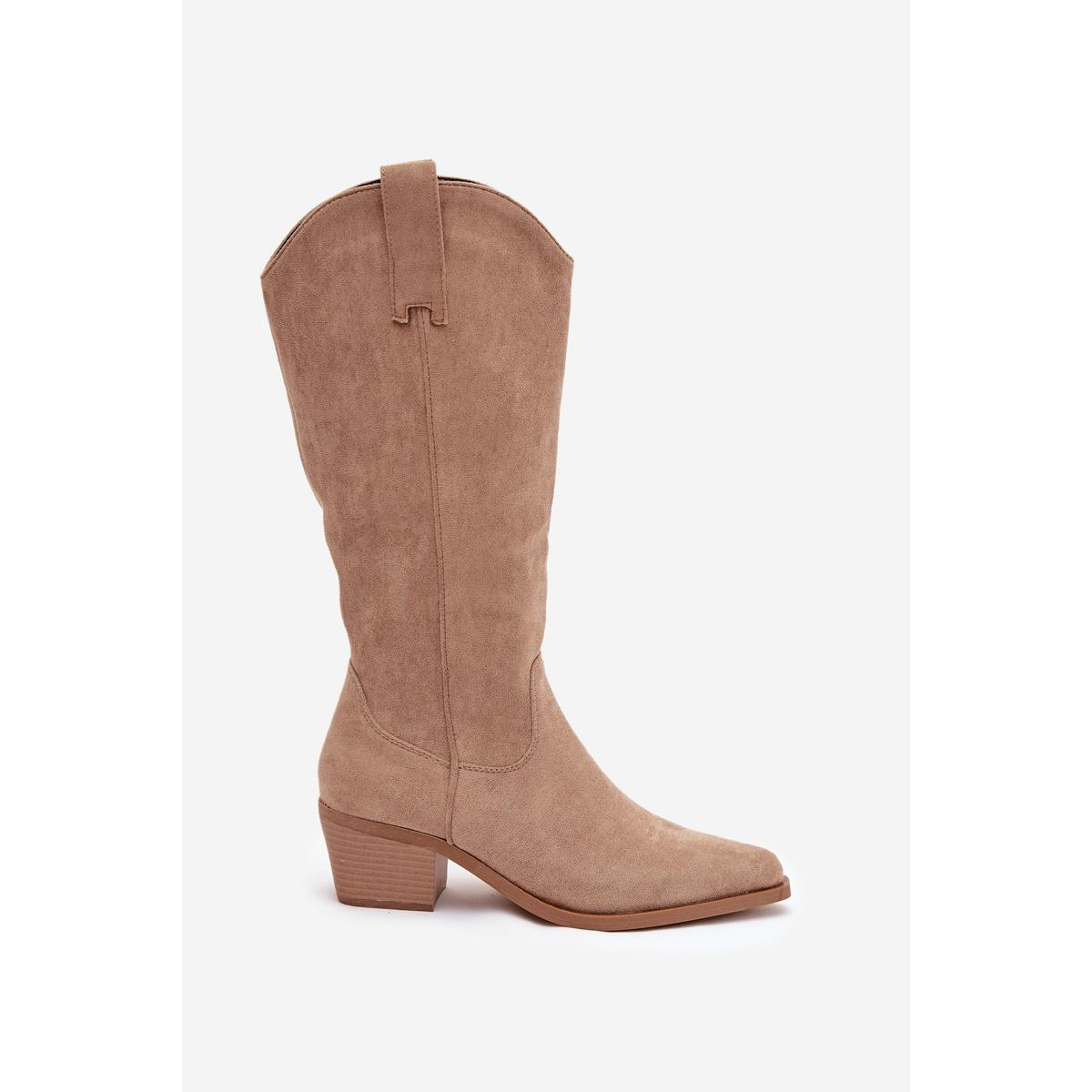 Dámske Koničkové čižmy Khaki Jazelle - Béžová