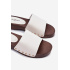Dámske papuče s prackami biele Terissa - Biela