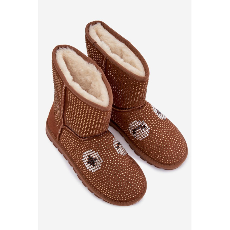 Zdobené Vysoké Ženské Snehové Topánky Camel Galivra