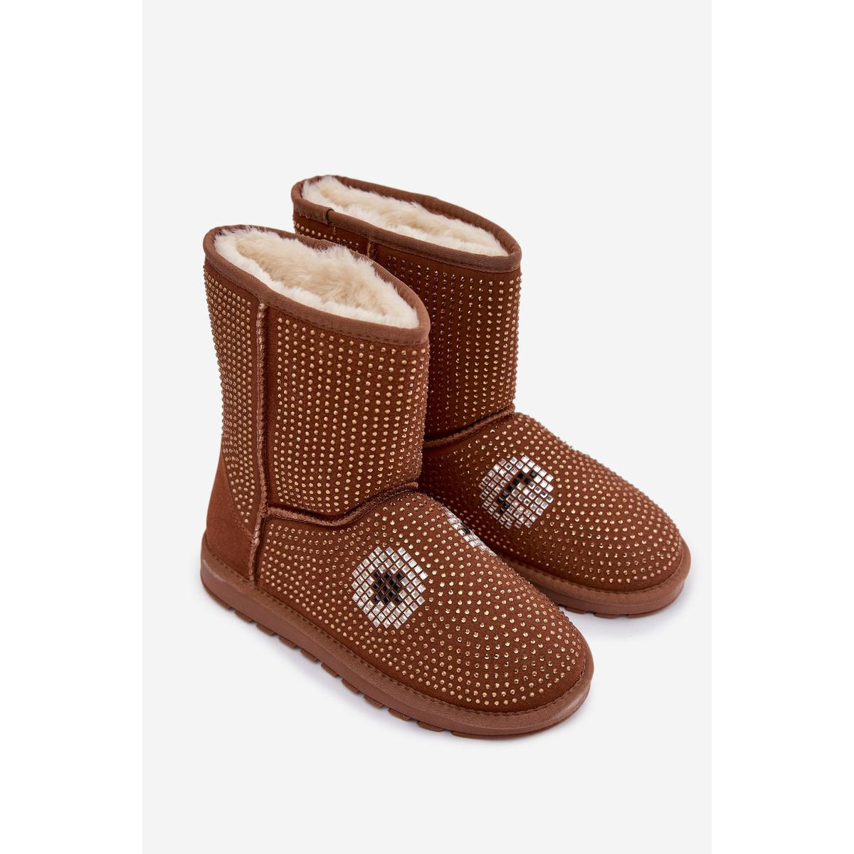 Zdobené Vysoké Ženské Snehové Topánky Camel Galivra
