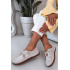 Kožené semišové dámske mokasíny Zazoo N1271 Svetlo béžové - Béžová
