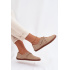 Kožené semišové poltopánky pre ženy Barefoot s remienkami Zazoo N1271 Béžové - Béžová