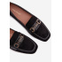 Dámske Loafers Mokasíny S Ozdobou Čierne Palerina - Čierna