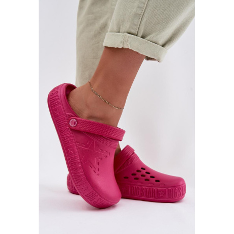 Dámske Penové Papuče Big Star TT274A082 Fuksia - Odtiene ružovej