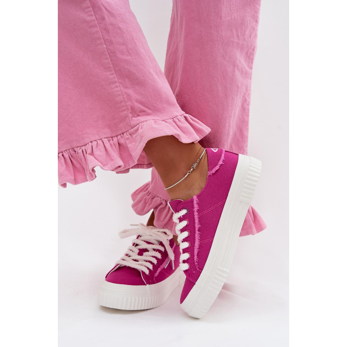Dámske platformové tenisky O`NEILL SPINNA C WOMEN LOW 90261009.06R Fuksia