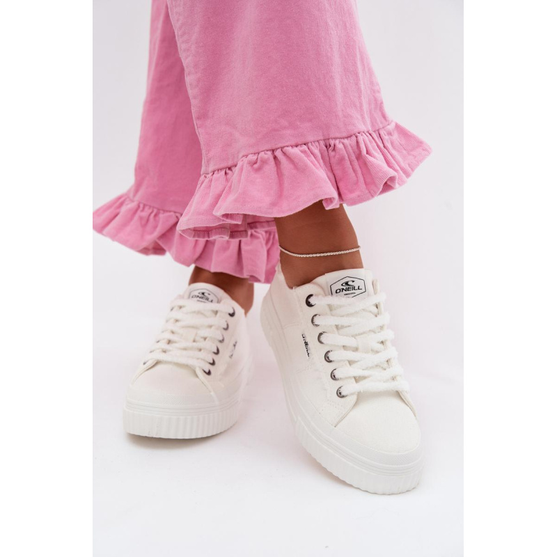 Dámske tenisky na platforme O`NEILL SPINNA C WOMEN LOW 90261009.02A Biele - Biela