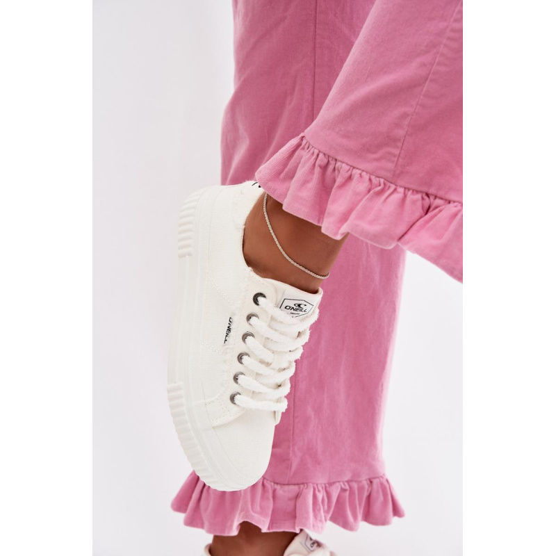 Dámske tenisky na platforme O`NEILL SPINNA C WOMEN LOW 90261009.02A Biele - Biela