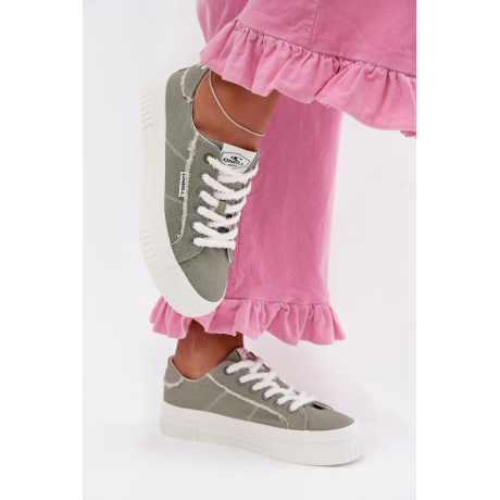 Dámske tenisky na platforme O`NEILL SPINNA C WOMEN LOW 90261009.05Z Zelené - Odtiene zelenej