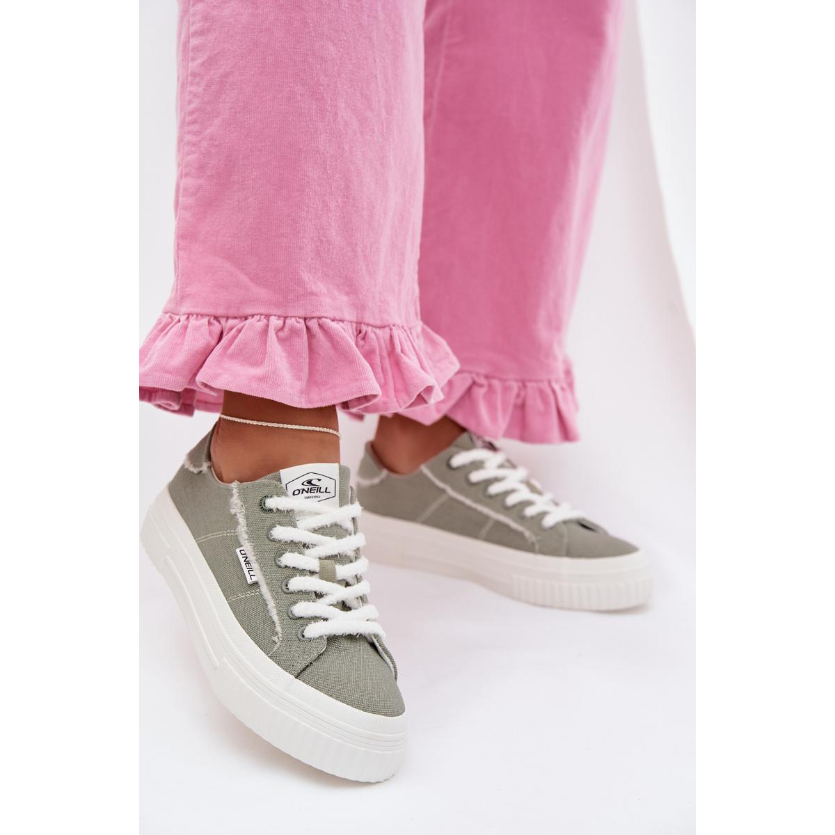 Dámske tenisky na platforme O`NEILL SPINNA C WOMEN LOW 90261009.05Z Zelené - Odtiene zelenej