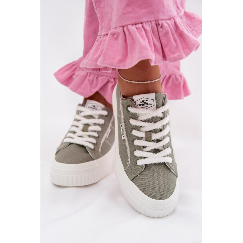 Dámske tenisky na platforme O`NEILL SPINNA C WOMEN LOW 90261009.05Z Zelené - Odtiene zelenej