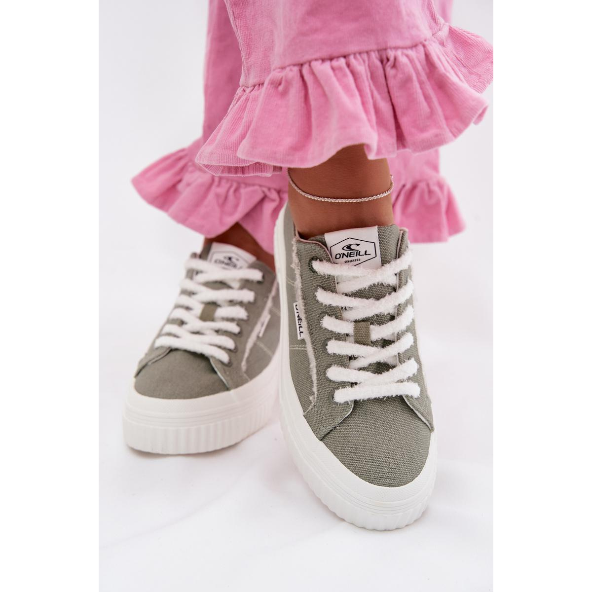 Dámske tenisky na platforme O`NEILL SPINNA C WOMEN LOW 90261009.05Z Zelené - Odtiene zelenej