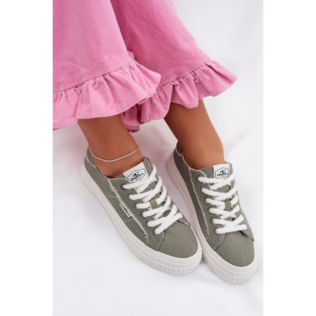 Dámske tenisky na platforme O`NEILL SPINNA C WOMEN LOW 90261009.05Z Zelené - Odtiene zelenej