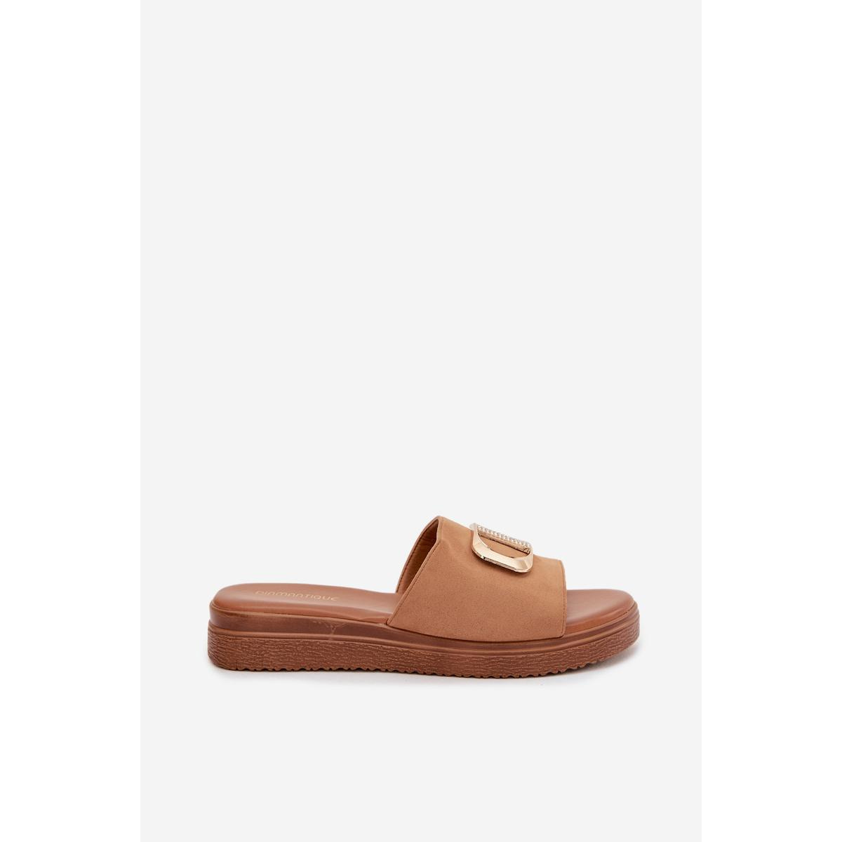 Dámske Papuče S Zlatým Detajlom Camel Elmera - Odtiene hnedej a béžovej