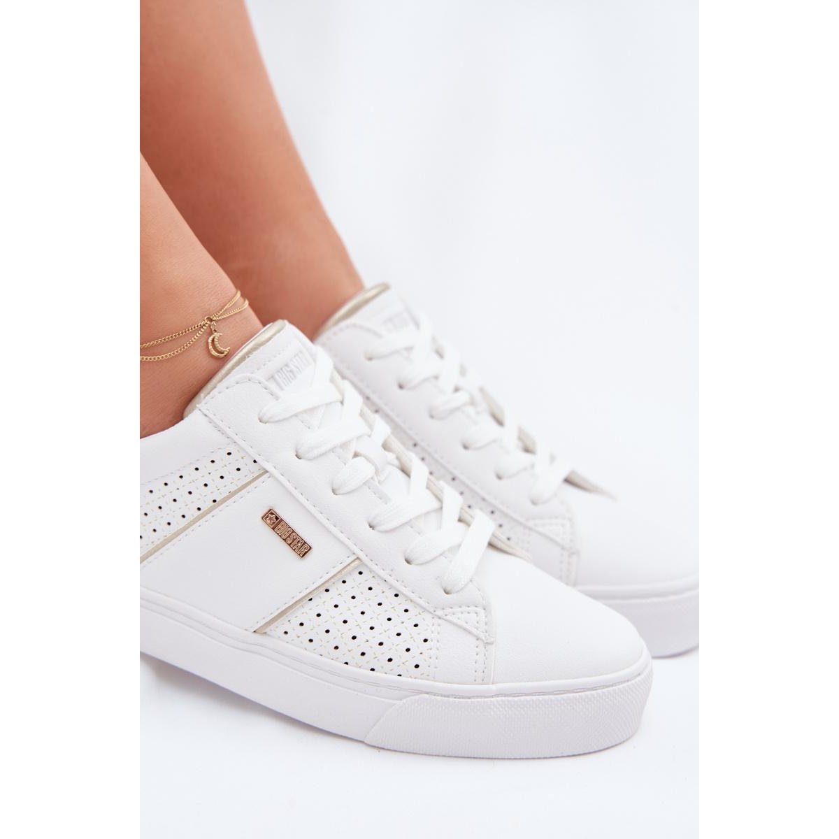 Dámske Dýchacie Tenisky Big Star TT274291 Biele - Biela