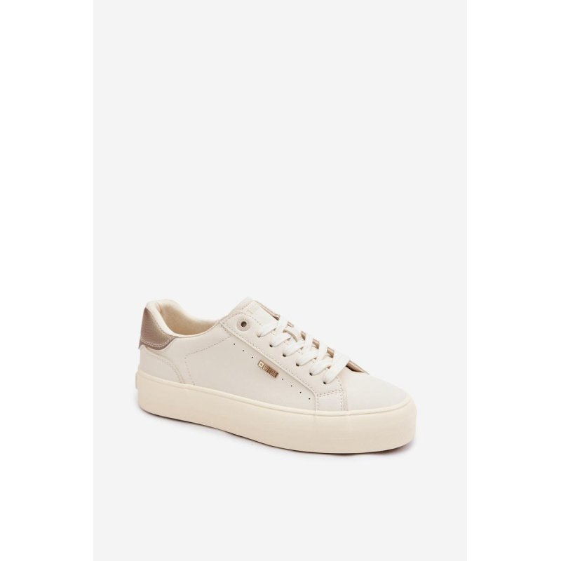 Sneakers na platforme Big Star TT274806 Béžové - Béžová