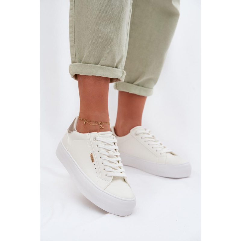 Sneakersy na platforme Big Star TT274805 Biele - Biela