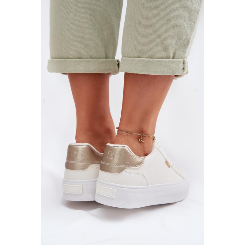 Sneakersy na platforme Big Star TT274805 Biele - Biela