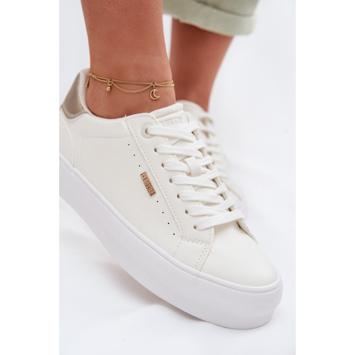 Sneakersy na platforme Big Star TT274805 Biele - Biela