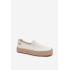 Dámske espadrilly na platforme Big Star TT274090 Ecru - Biela