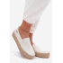 Dámske espadrilly na platforme Big Star TT274090 Ecru - Biela
