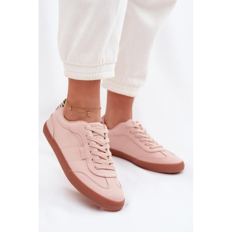 Dámske Tenisky Z Textilu Big Star TT274359 Ružové - Odtiene ružovej