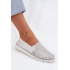 Dámske kožené nazuvky Maciejka 03512-70 Bielo-Strieborné - Biela || Srebrny