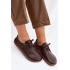 Kožené dámske mokasiny Barefoot Zazoo 10189 Čokoládové - Odtiene hnedej a béžovej