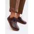 Kožené dámske mokasiny Barefoot Zazoo 10189 Čokoládové - Odtiene hnedej a béžovej