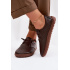 Kožené dámske mokasiny Barefoot Zazoo 10189 Čokoládové - Odtiene hnedej a béžovej