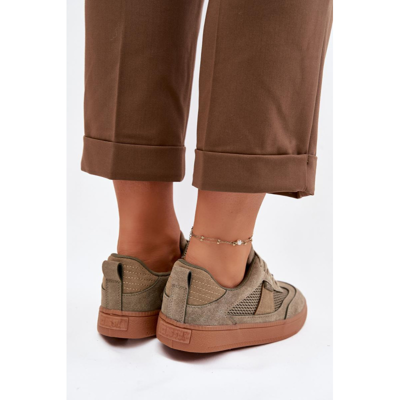 Dámske Tenisky Big Star TT274761 Khaki - Odtiene zelenej