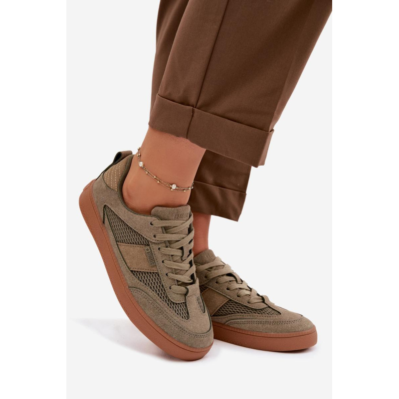Dámske Tenisky Big Star TT274761 Khaki - Odtiene zelenej
