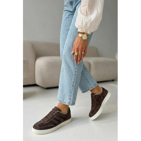 Sneakersy z velúru Vinceza 95400 Čokoládové