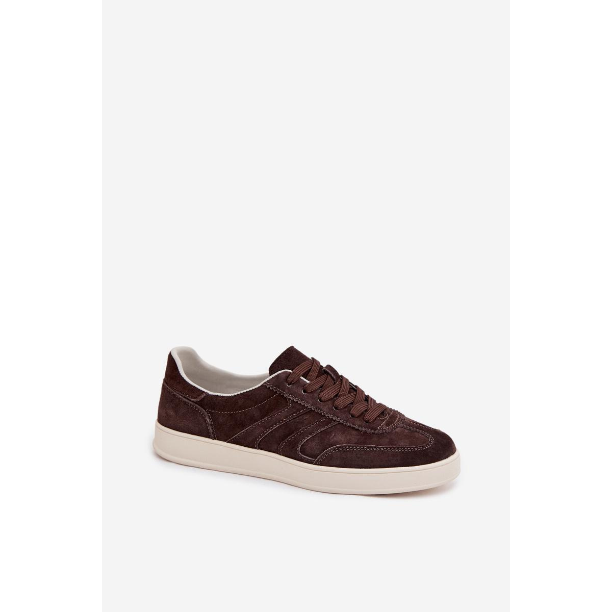 Sneakersy z velúru Vinceza 95400 Čokoládové