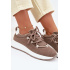 Dámske kožené semišové tenisky Hnedé Bemela - Odtiene hnedej a béžovej