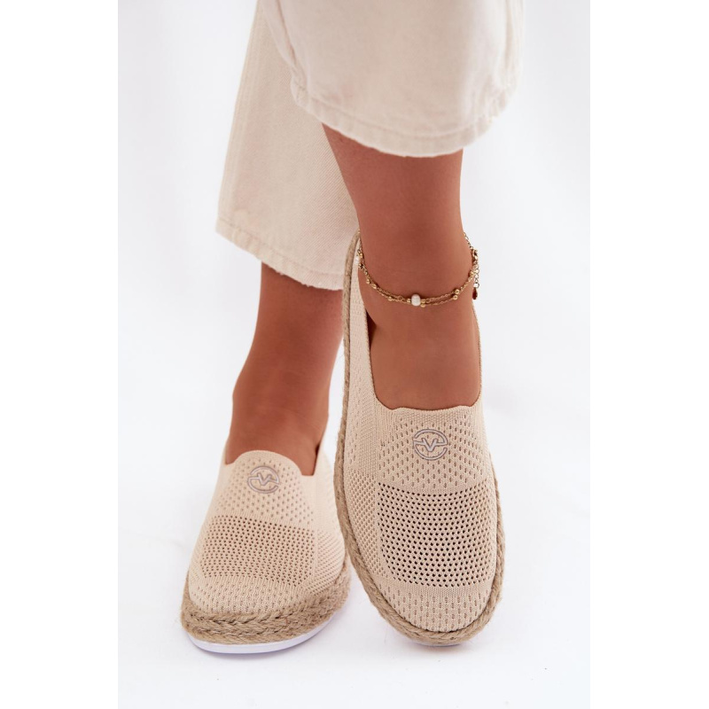 Dámske Espadrilly Vinceza Béžové - Béžová