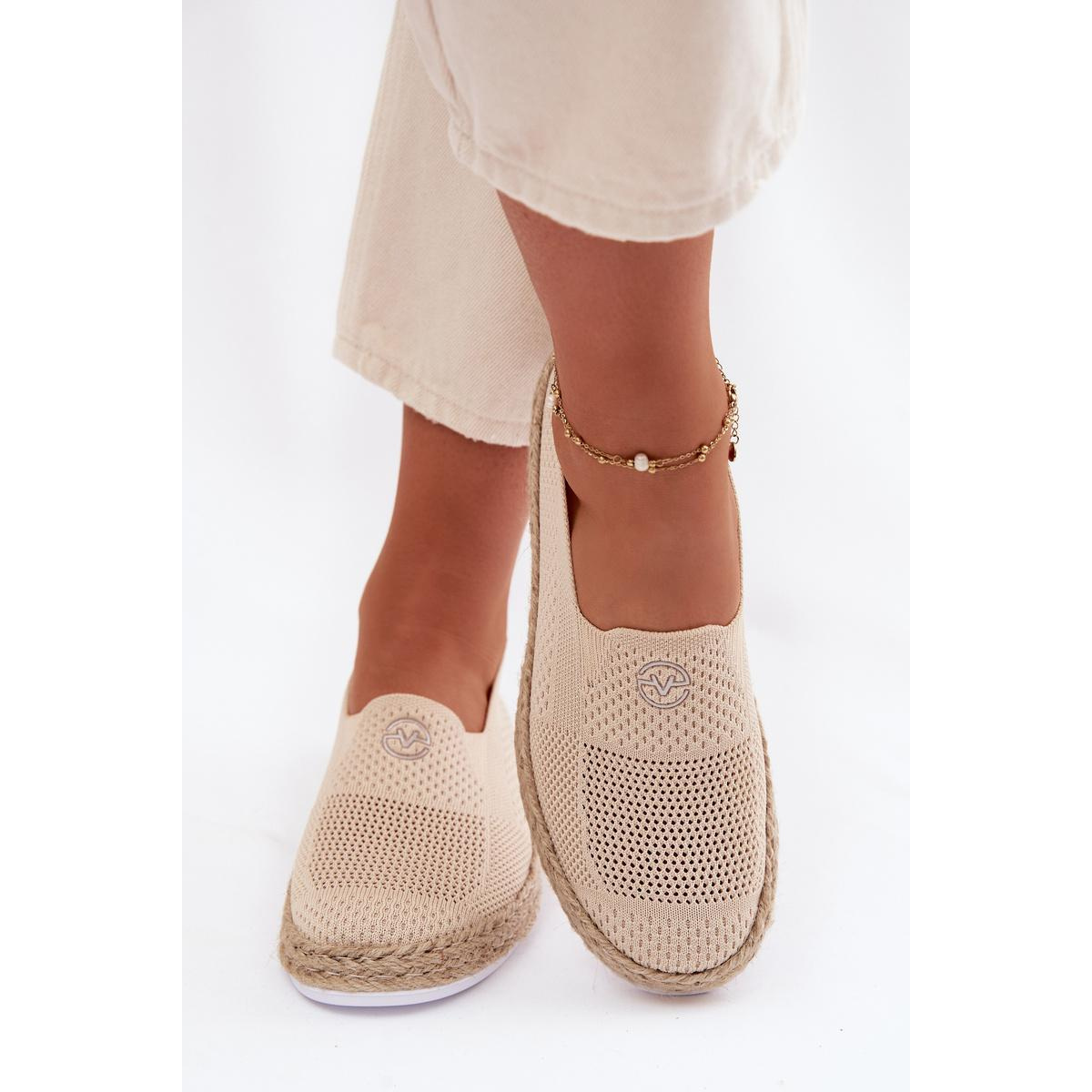 Dámske Espadrilly Vinceza Béžové - Béžová