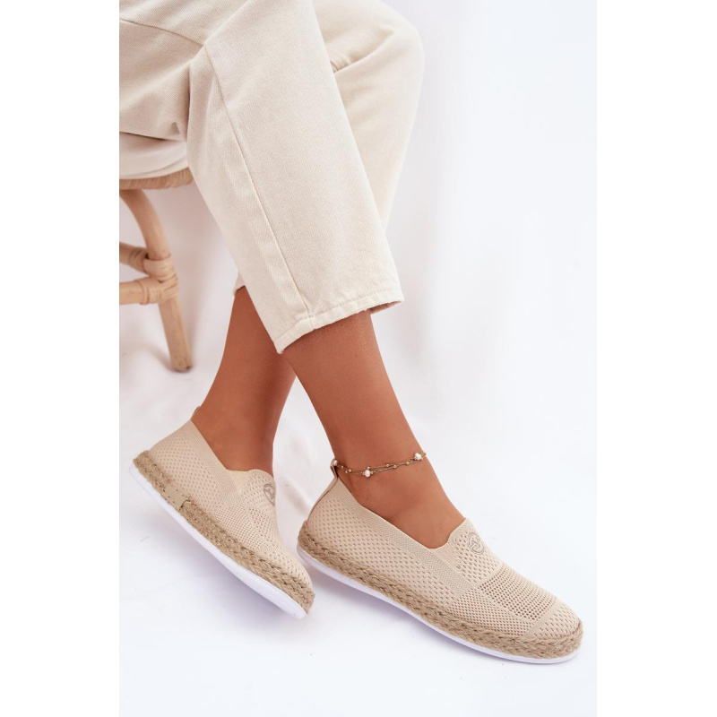 Dámske Espadrilly Vinceza Béžové - Béžová