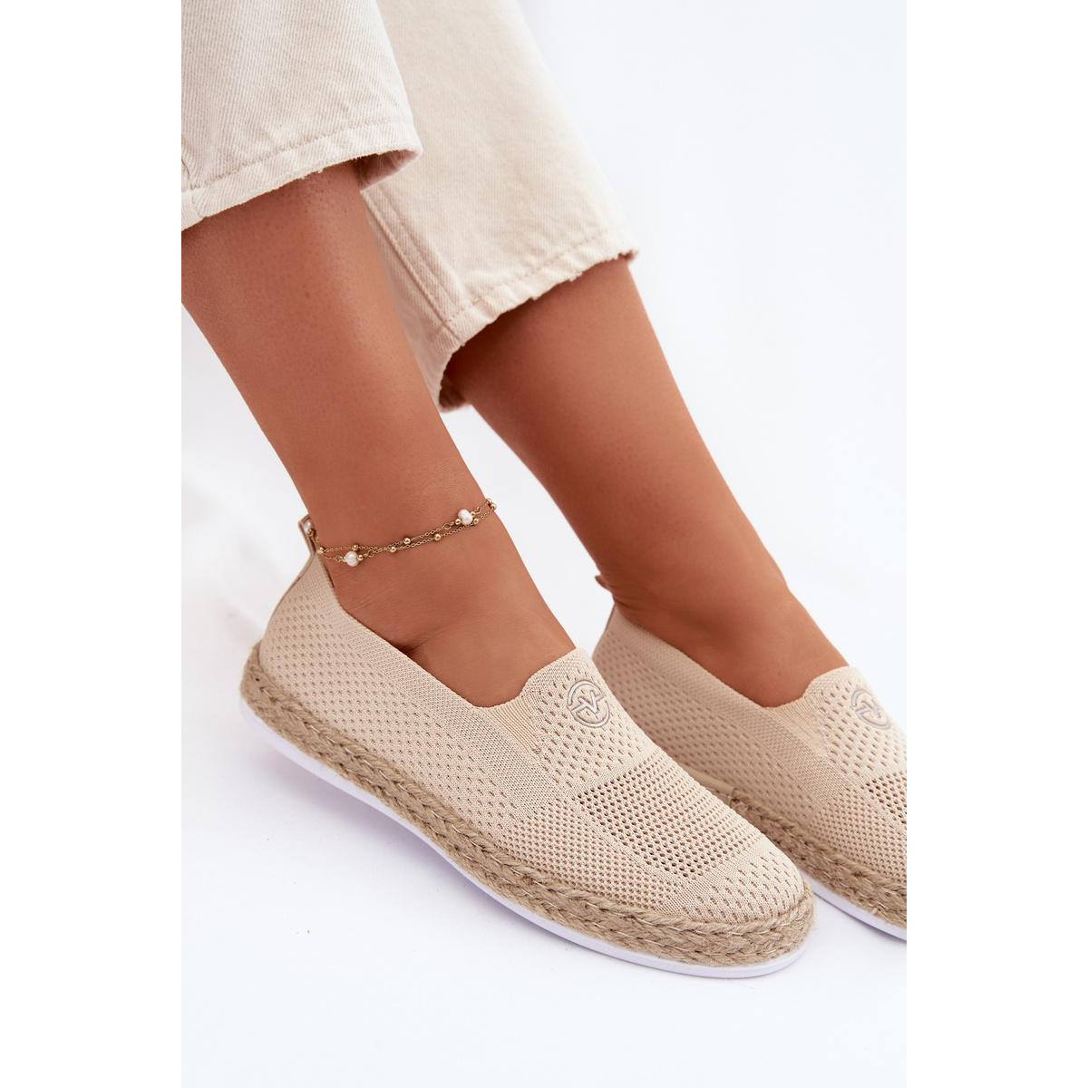 Dámske Espadrilly Vinceza Béžové - Béžová