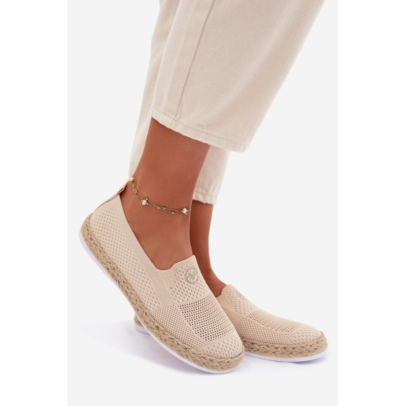 Dámske Espadrilly Vinceza Béžové - Béžová