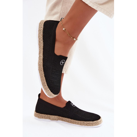 Dámske espadrilly Vinceza 13659 Čierne - Čierna