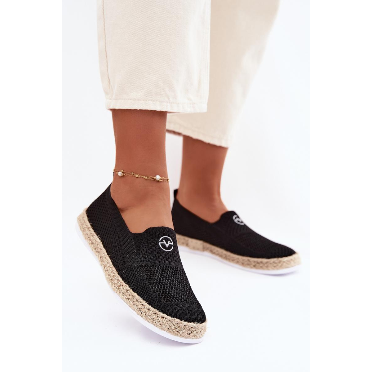 Dámske espadrilly Vinceza 13659 Čierne - Čierna