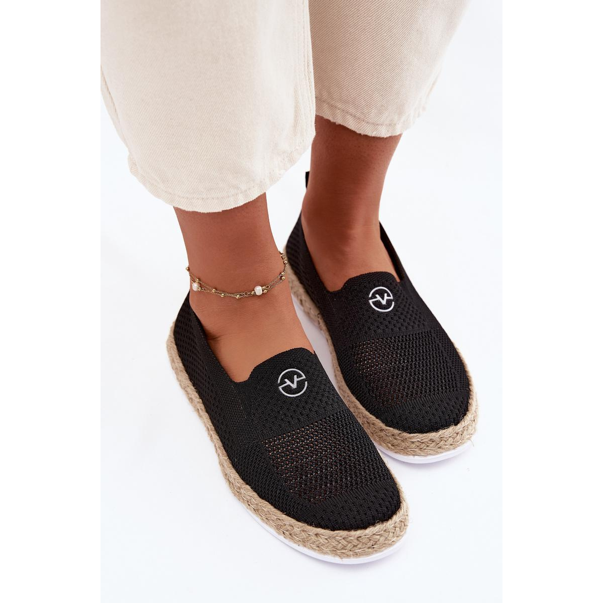 Dámske espadrilly Vinceza 13659 Čierne - Čierna
