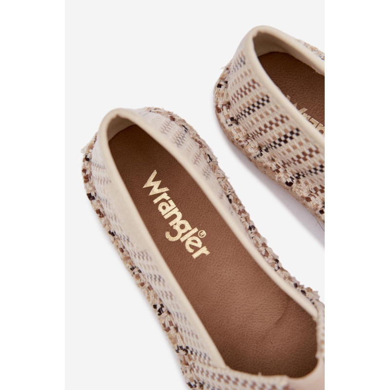 Dámske espadrily Wrangler 20261079.97H Béžové - Béžová
