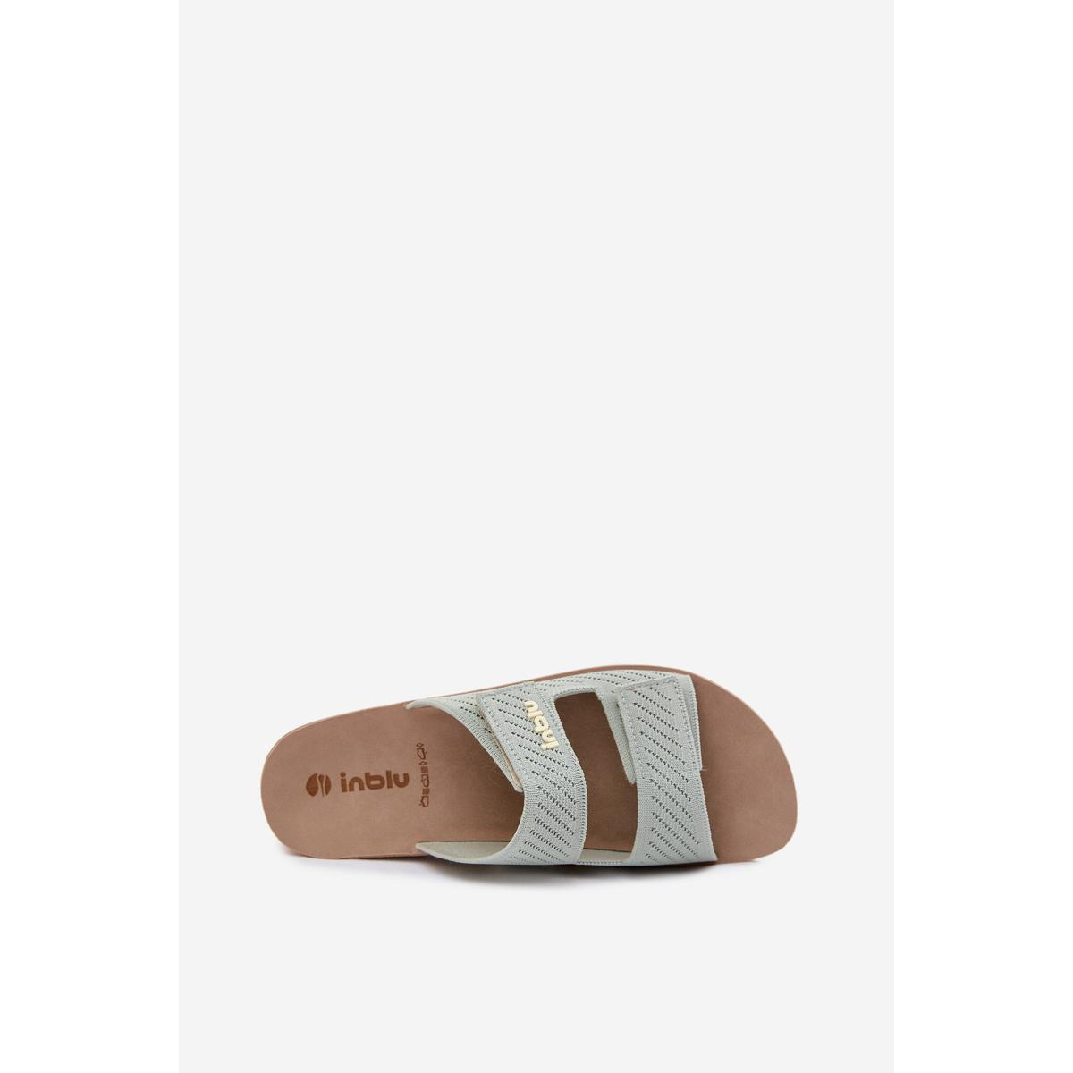 Dámske šľapky INBLU AG000015 Zelené - Odtiene zelenej