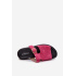 Semišové dámske platformové sandále so zlatým sponou Fuksia Zemela - Odtiene ružovej