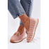 Slip On Tenisky so Zlato Detalom GOE TT2N4081 Ružové