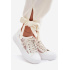 Dámske tenisky s čipkou na platforme Lee Cooper LCW-26-44-4480 Biele - Biela