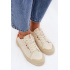 Dámske tenisky Big Star NN274445 Memory Foam System Béžové - Béžová