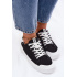 Dámske tenisky Big Star NN274446 Memory Foam Systém Čierne - Čierna