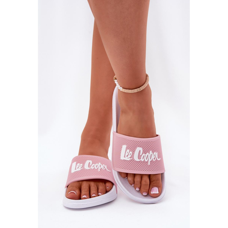 Dámske šľapky Lee Cooper LCW-26-4159 Ružové